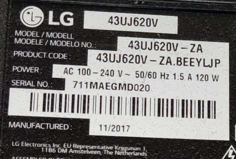 SMART TV LG 43" - 2