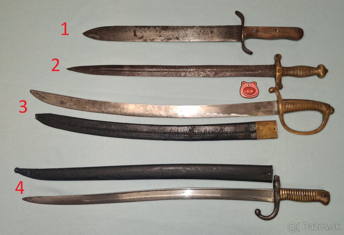 tesak, šabľa, bodák, bajonet - 2