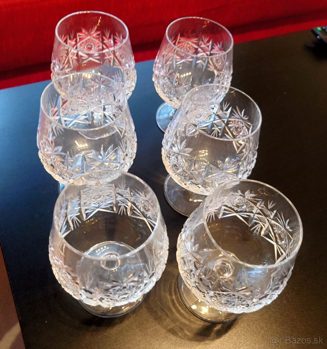 Krištálového napoleonky 6ks - 2