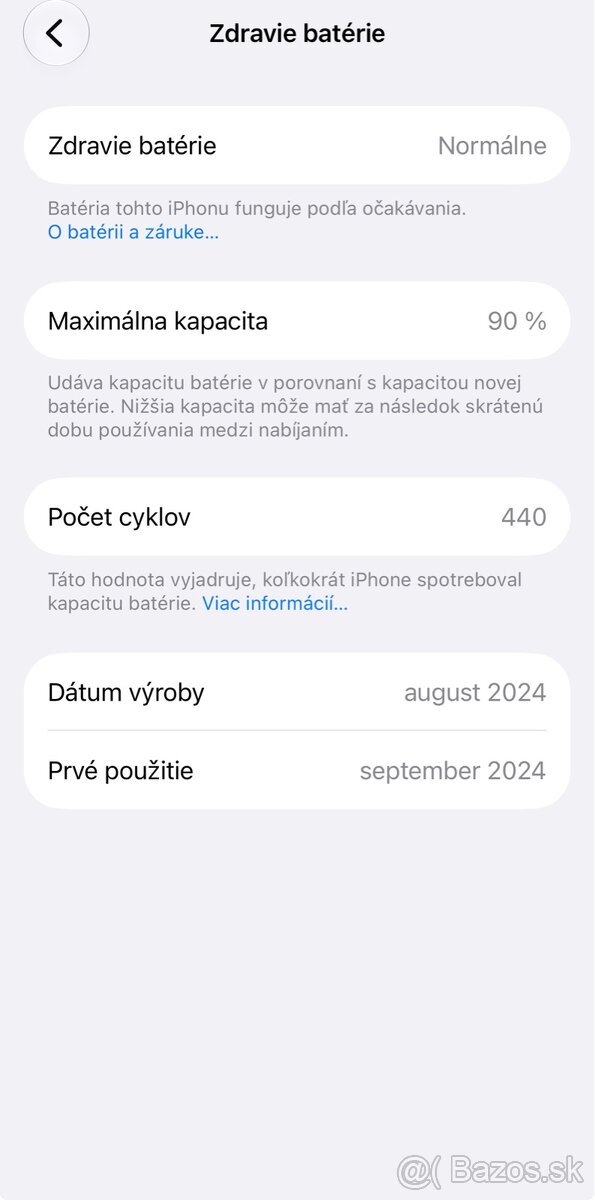 Predám iPhone 16 Pro 256 GB - 2