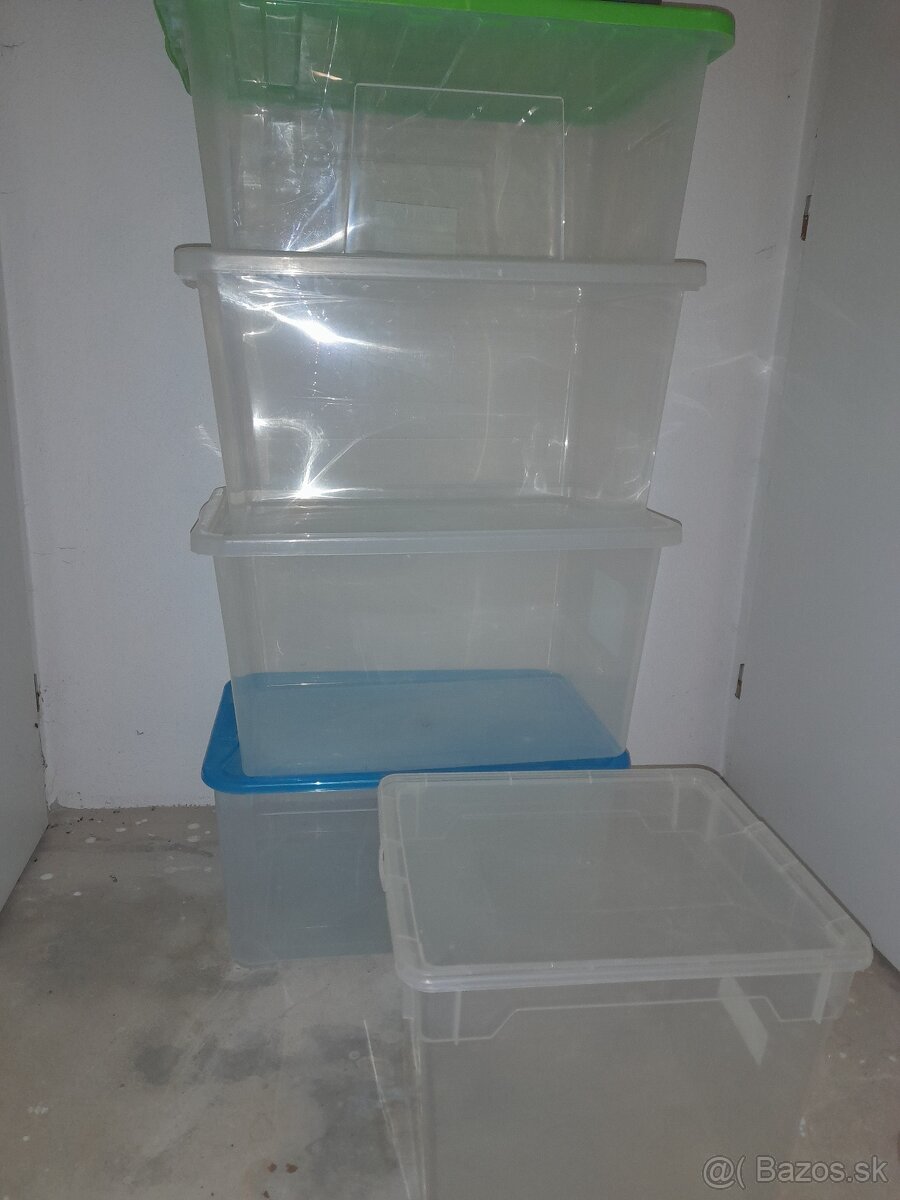 Velke ulozne boxy 6ks - 2