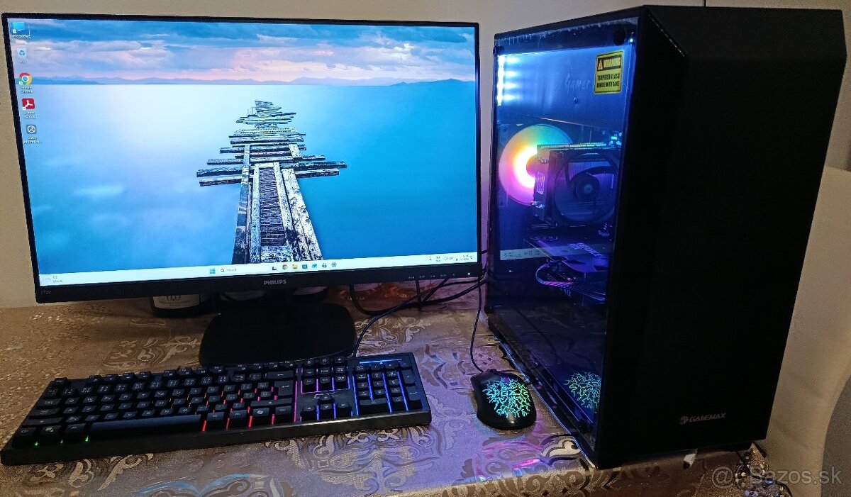 Nové herné PC AMD 8jadro, RTX3050 8GB, wi-fi, bluetooth - 2