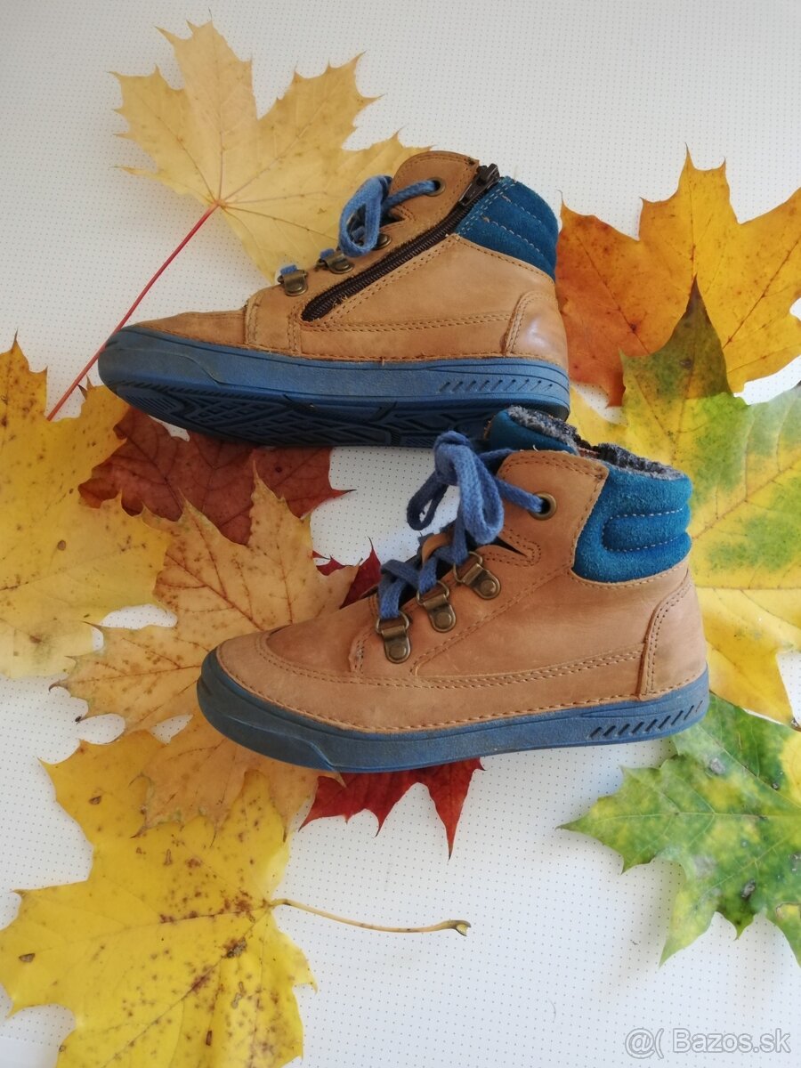 Zimné kožené čižmy D. D.step - 2