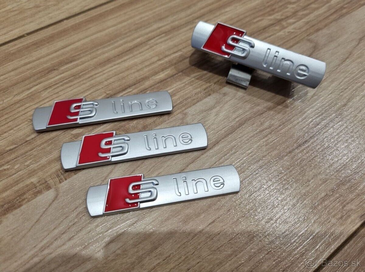 AUDI Sline nápisy loga S line - 2