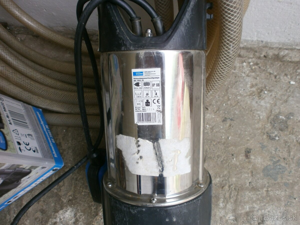 Predám ponorné čerpadlo. - 2