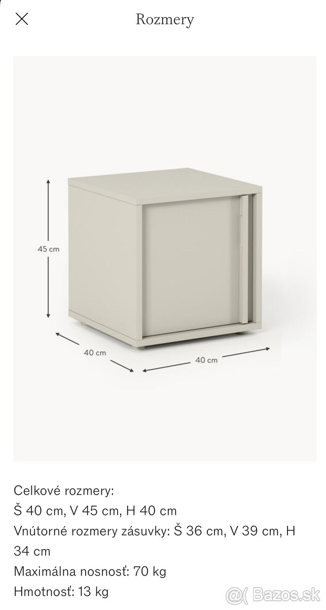 Nocny stolik Westwing - 2