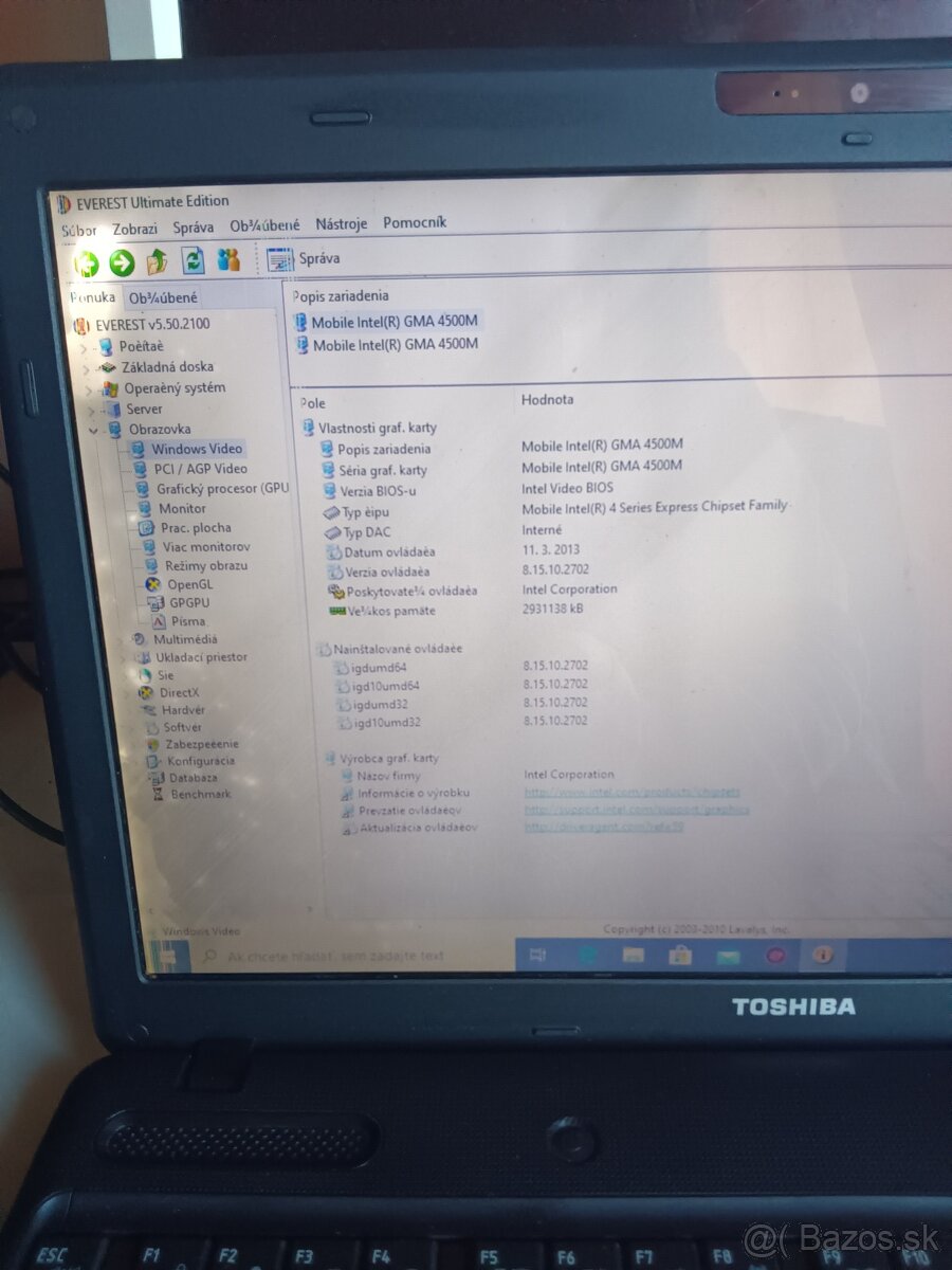 Toshiba Satellite C660 - 2