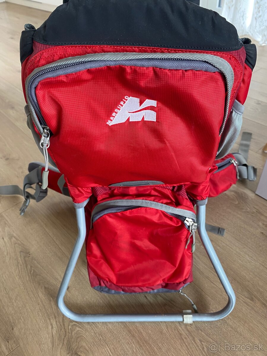 Turisticky nosič marsupio červený - 2