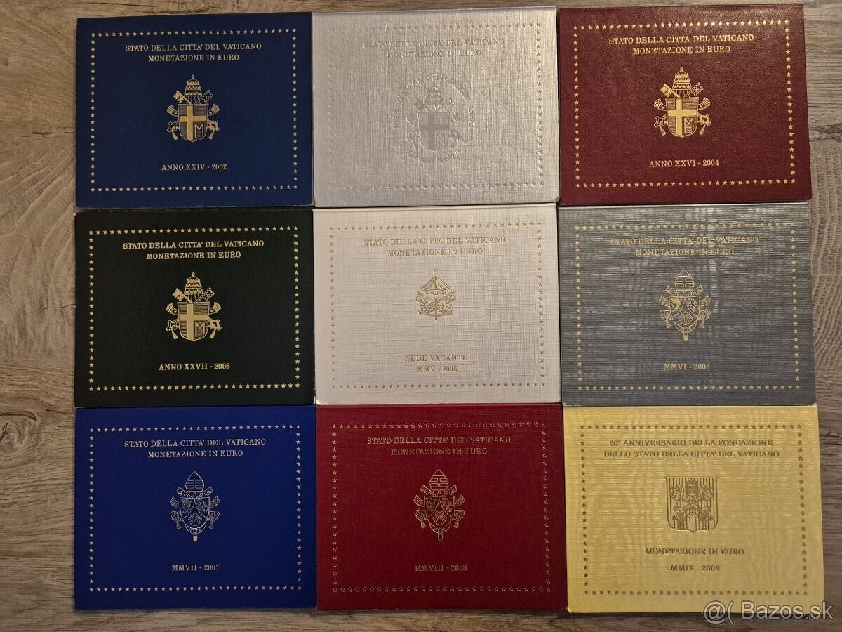 KMS sady Vatikan 1 cent - 2 Euro - 2
