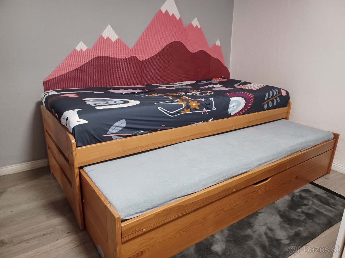 Postej drevená-rozkladacia - 2