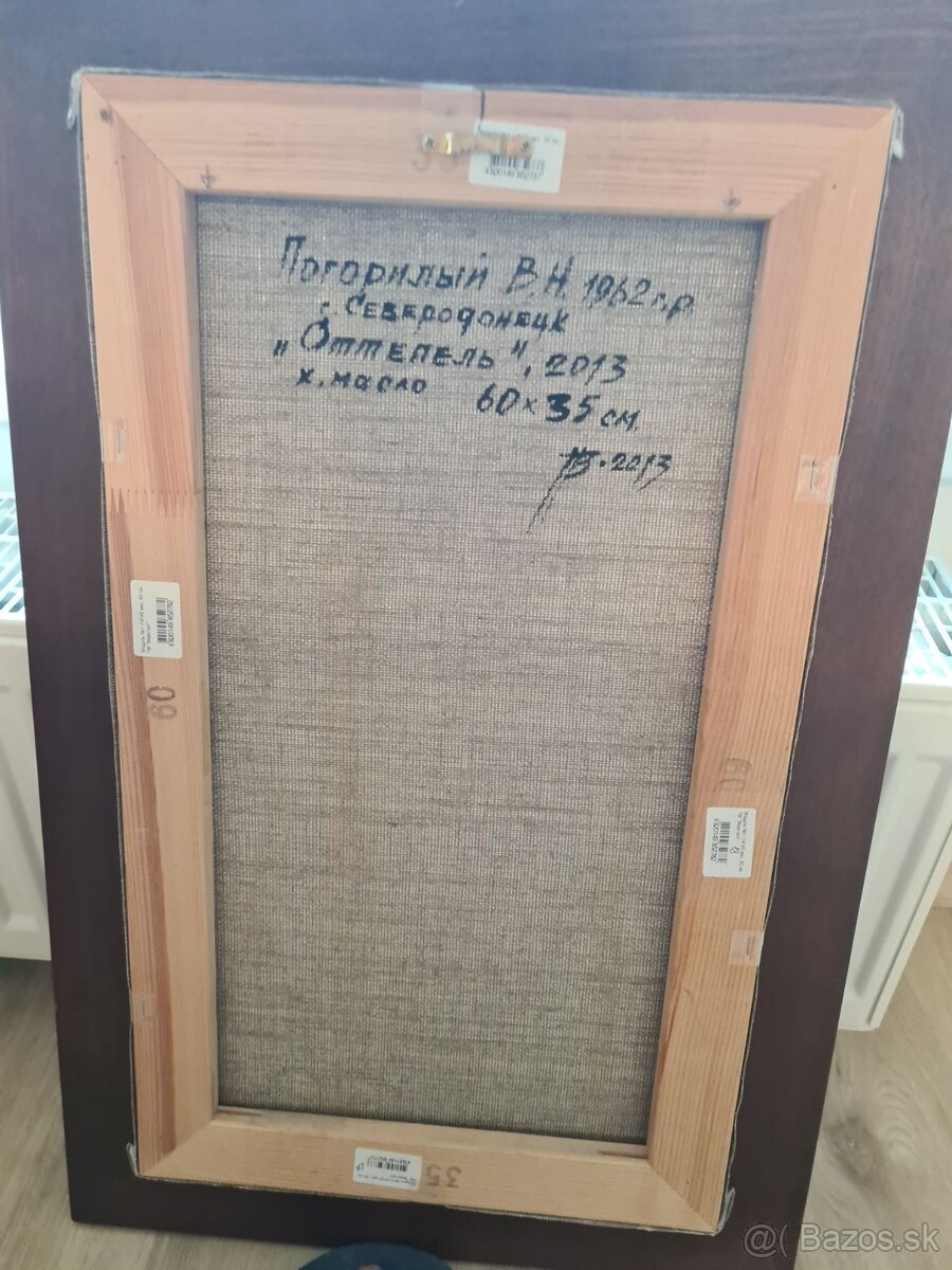 „Odtopenie“, Pogobraz 2013maľovaný na plátne. - 2