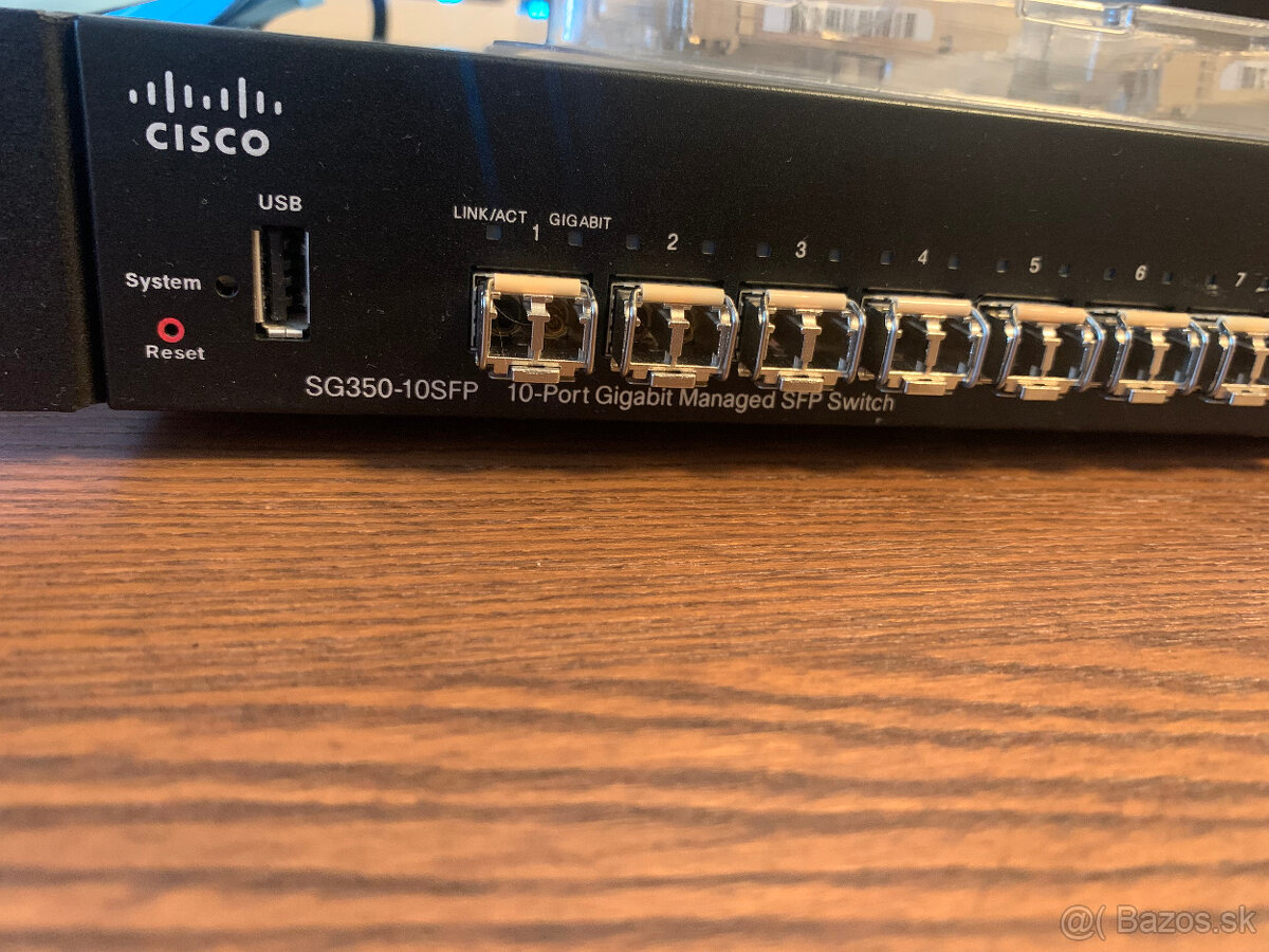 Cisco SG350-10SFP 10-port Gigabit SFP Switch - 2