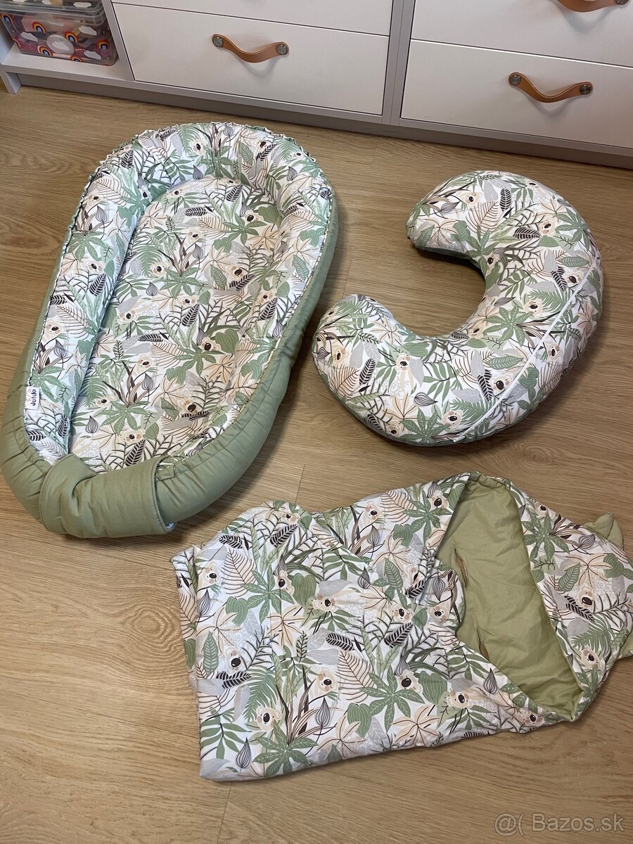 Hniezdo, fusak do autosedacky a vankúš - 2