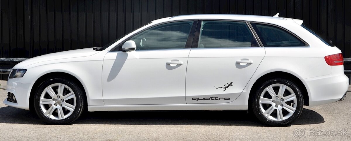 Audi quatro polepy nálepky na boky auta 4x4 - 2