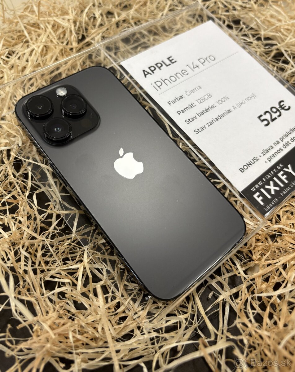 Apple iPhone 14 Pro Čierny - 128GB - 2
