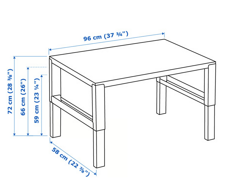 Predám písací stôl IKEA PAHL - 2
