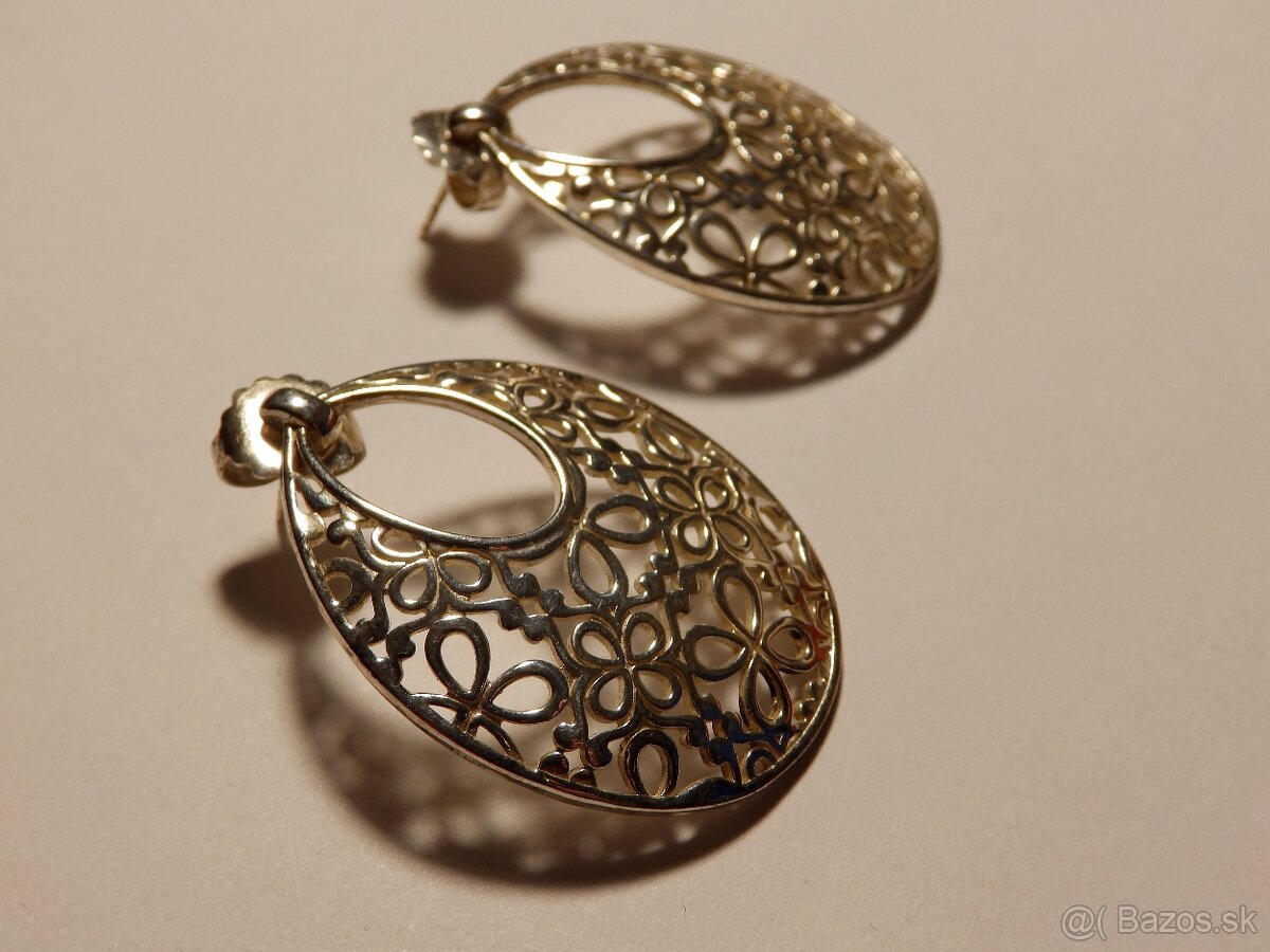 Predám strieborné náušnice - 2