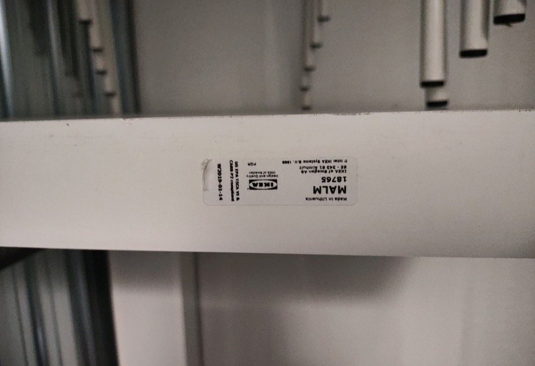 Písací stôl IKEA MALM biela - 2