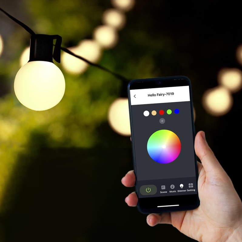 PredámE solárUSB svetelnú IQ reťaz DO-APK 25xMC LED - 2