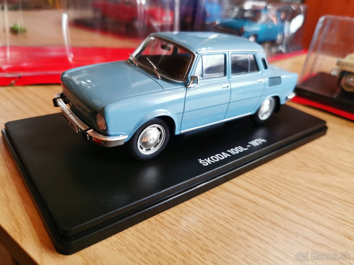 Modely aut škoda 1:24 hachette - 2