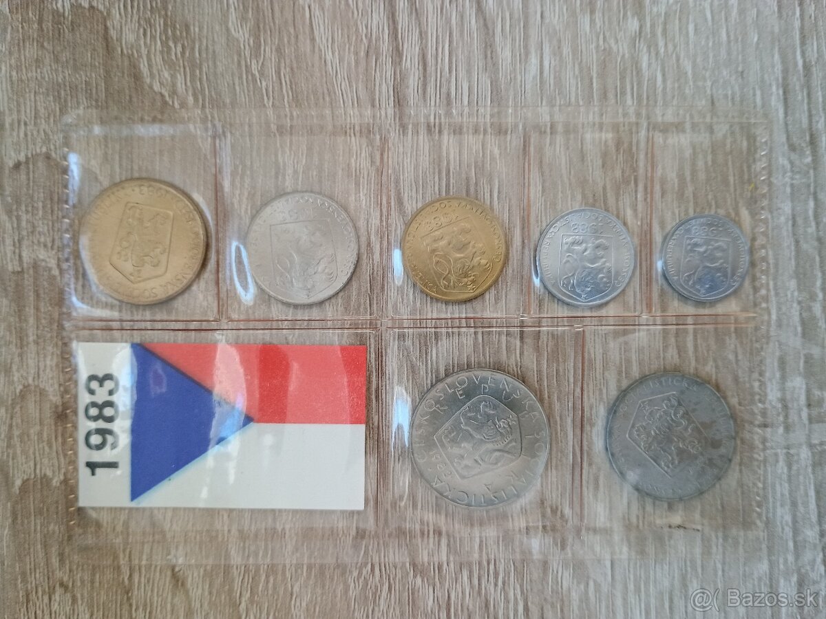 Sady mincí Československo a Slovenska - 2