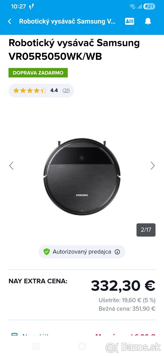 Robotický vysávač Samsung - 2