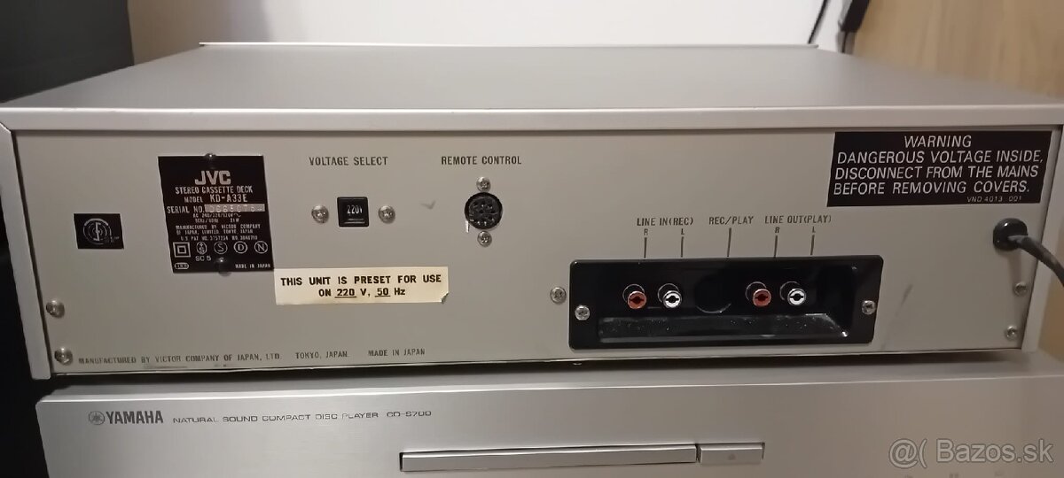 Predám kazetový prehrávač JVC KD-A33 - 2