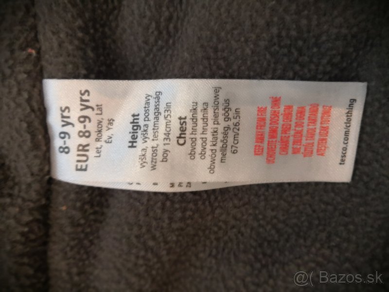 Detska zimna bunda parka 134 - 2