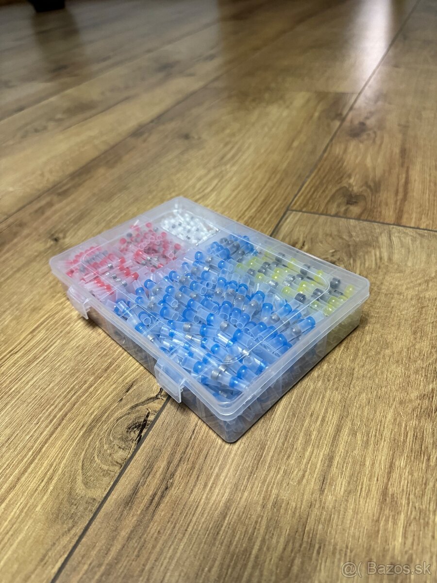 Sada 600ks zmršťovacích bužírok s cínom - 2