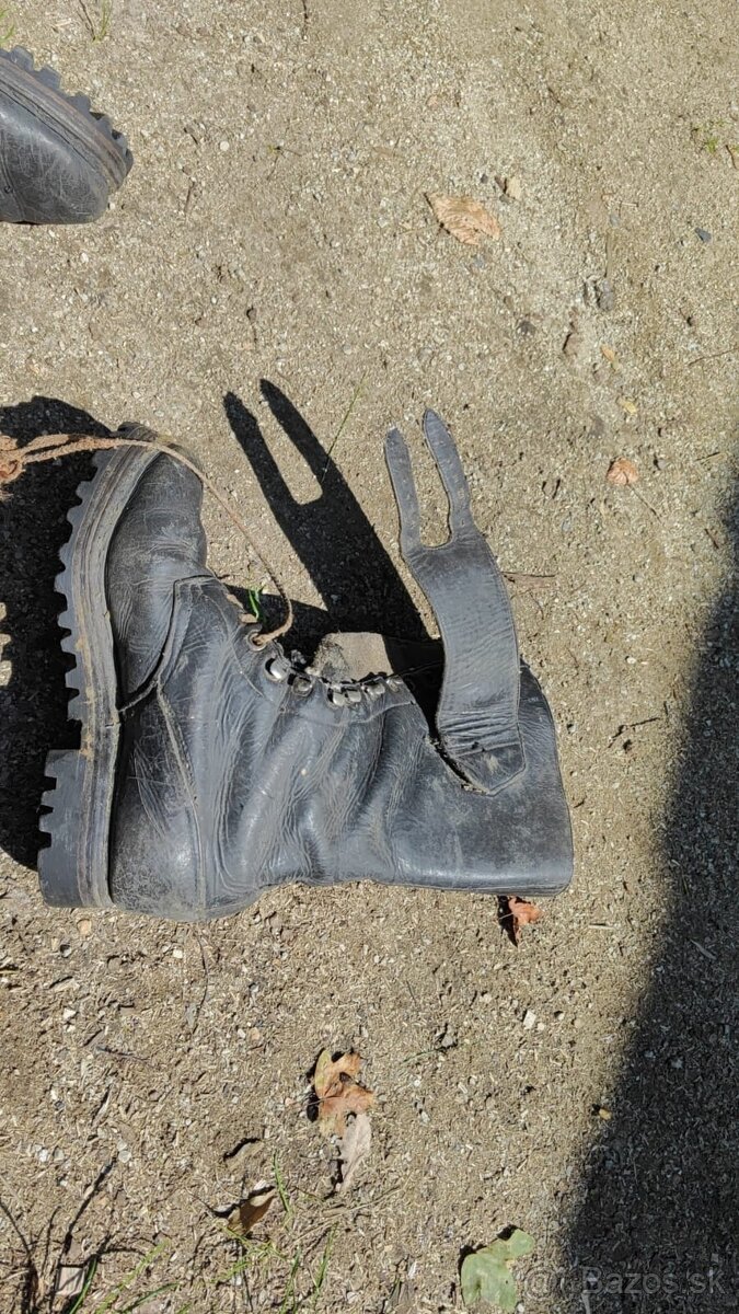 vojenské 1čsr čet vysoké topánky - 2