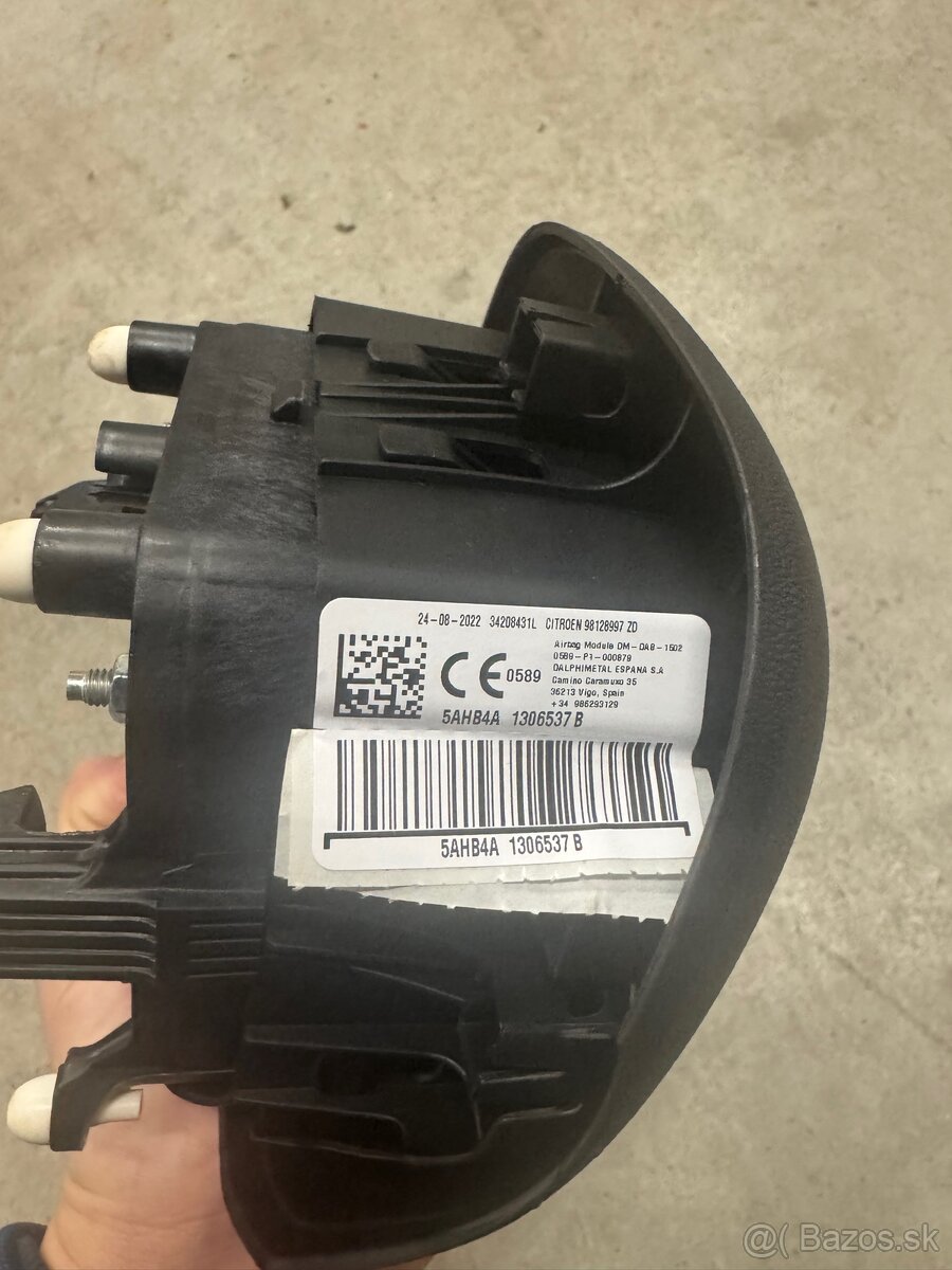 CITROËN C3 III (SX) Driver, airbag (98128997) - 2