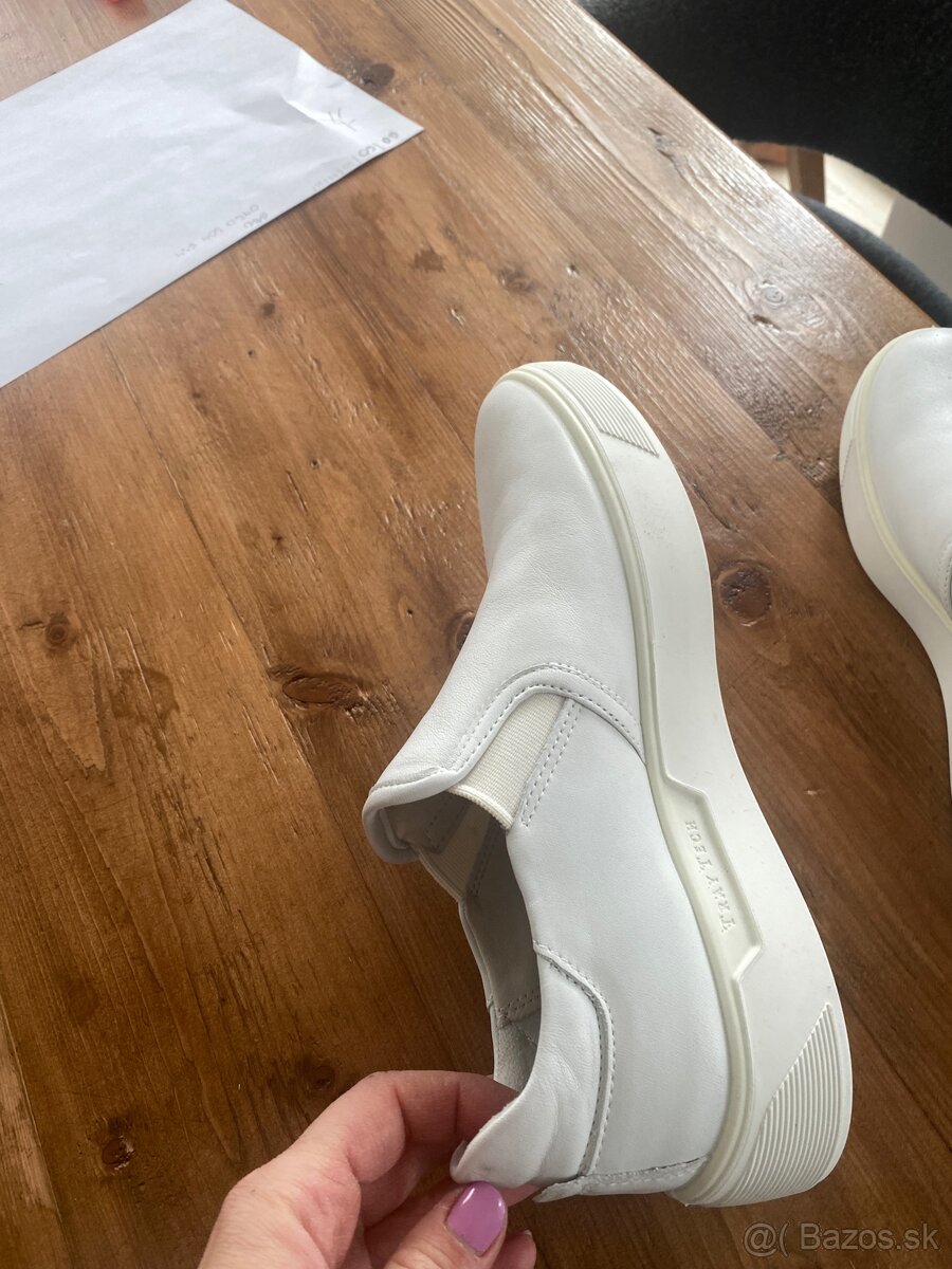 ECCO biele kožené veľkosť 38 - 2