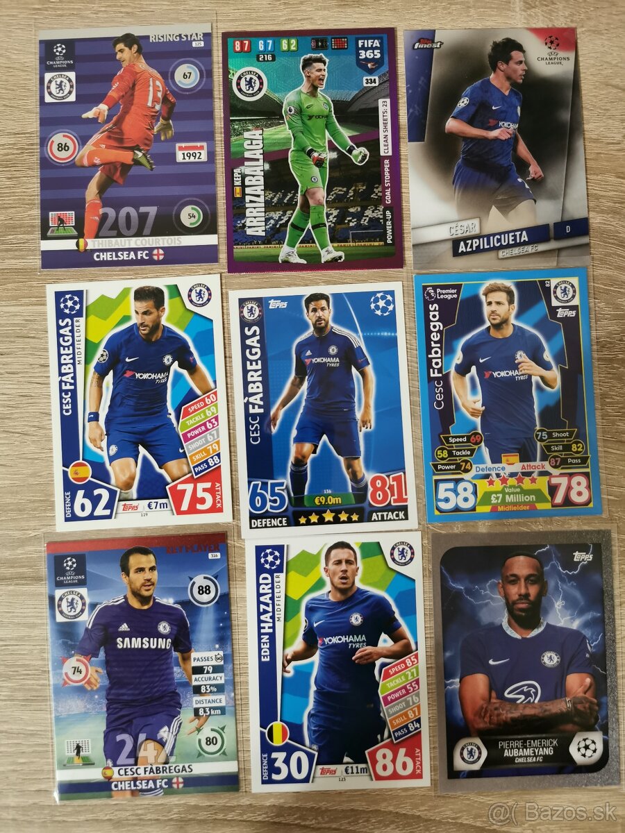 FC Chelsea - futbalové kartičky - 2