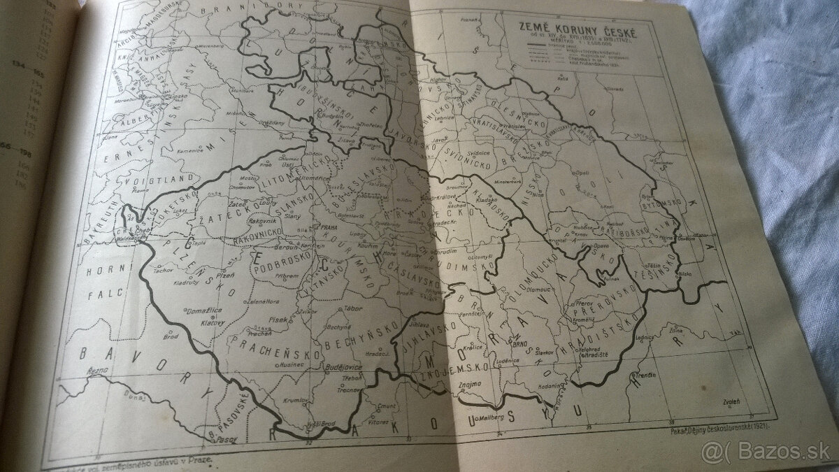 Jos.Pekař Dejiny Československé 1921 +mapy - 2