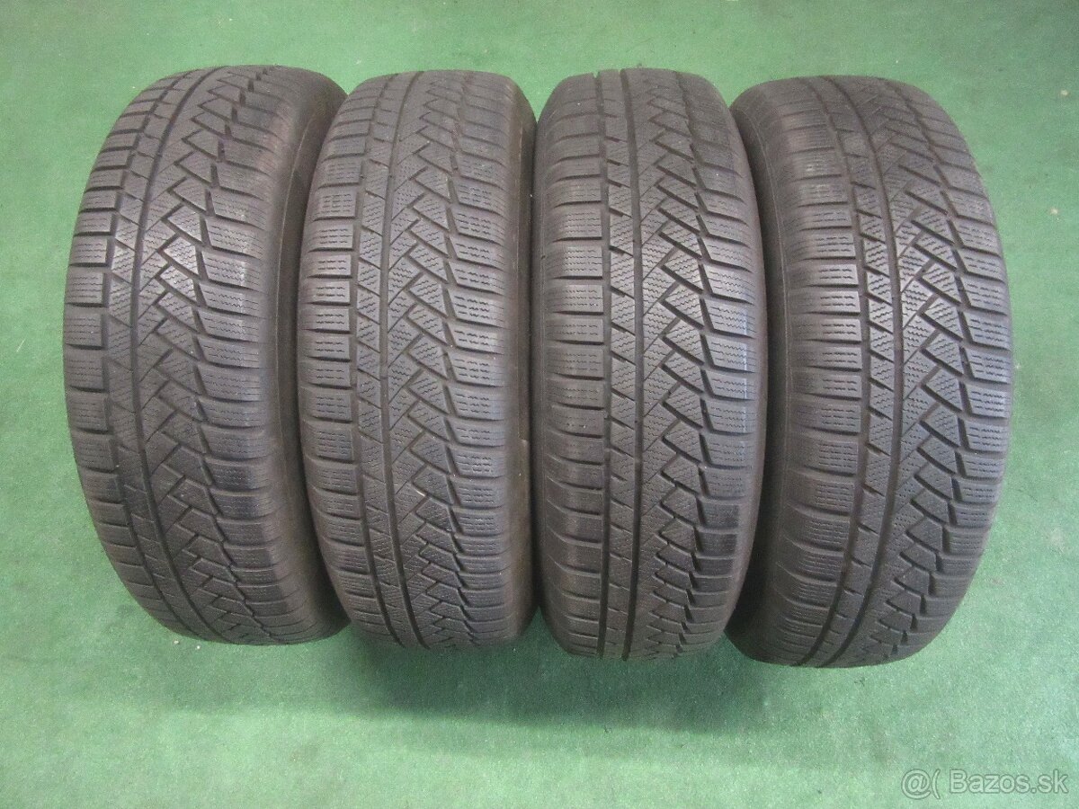 R17 Zimné kolesá audi Q3 rozteč 5x112 215/65R17 continental - 2