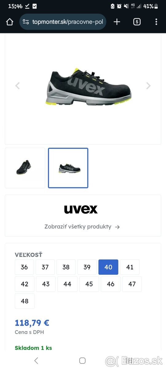 Pracovné topánky UVEX - 2