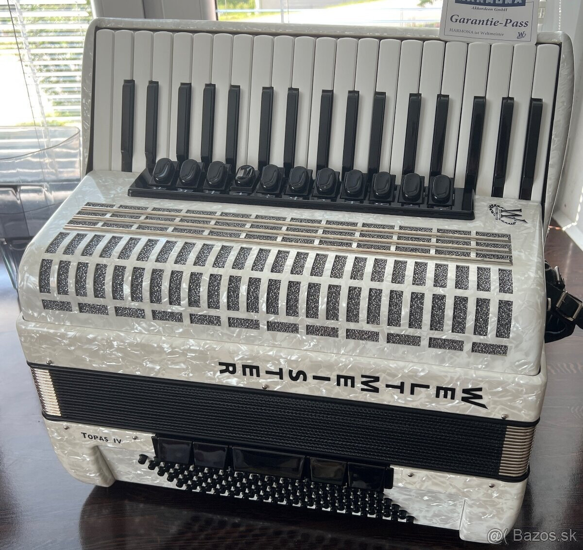 Akordeón Weltmeister TOPAS IV 96 basový - Záruka - - 2