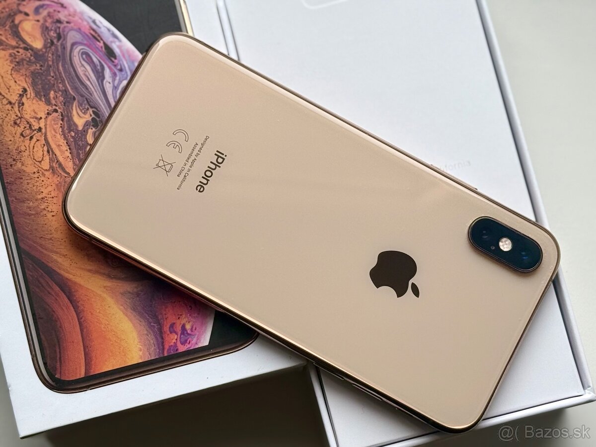 iPhone Xs Gold BATERIE 100% TOP - 2