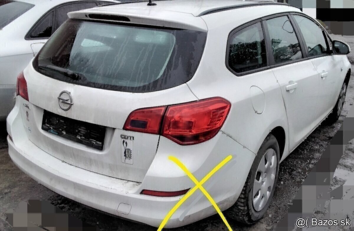 OPEL ASTRA J 1.7 CDTI 2013 predám TRYSKY, MOTOR A17DTR - 2