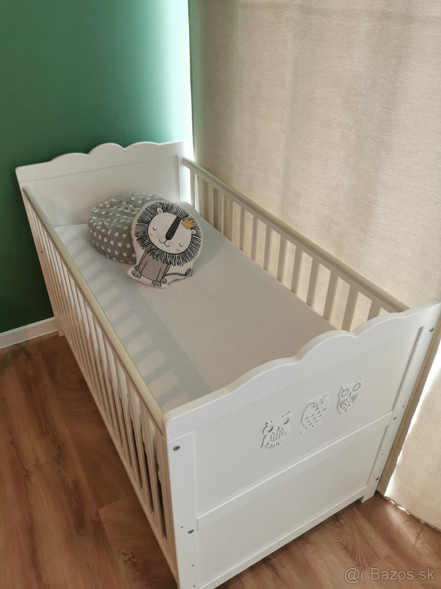 Klups Marsell 140x70 White detská postieľka - 2