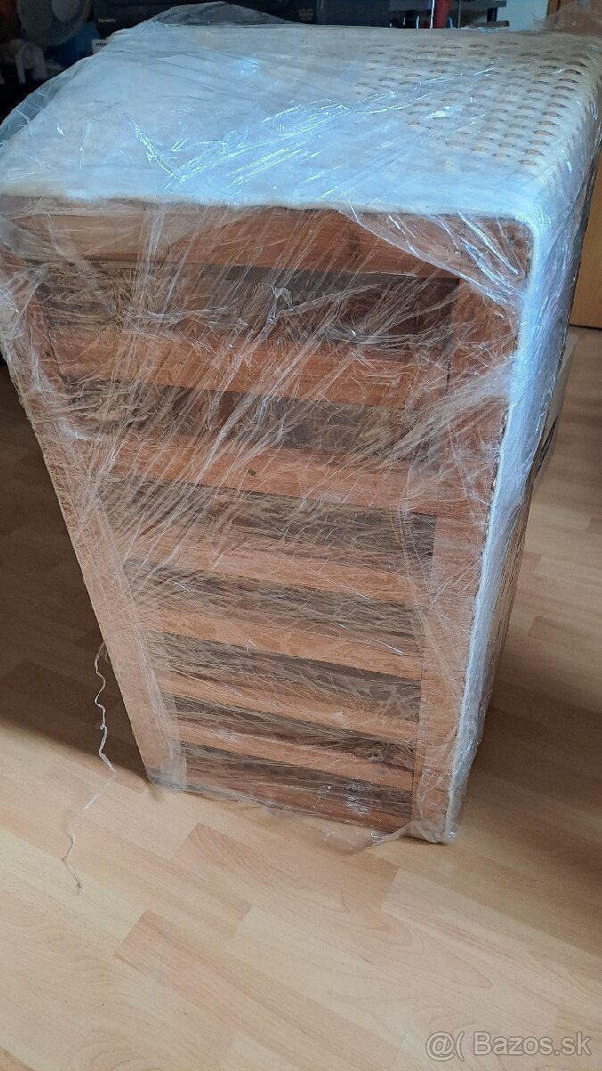 Retro ratanový koš pre dieťa - 2