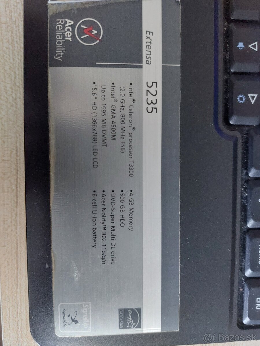 Predám notebook Acer Extensa 5235 - 2