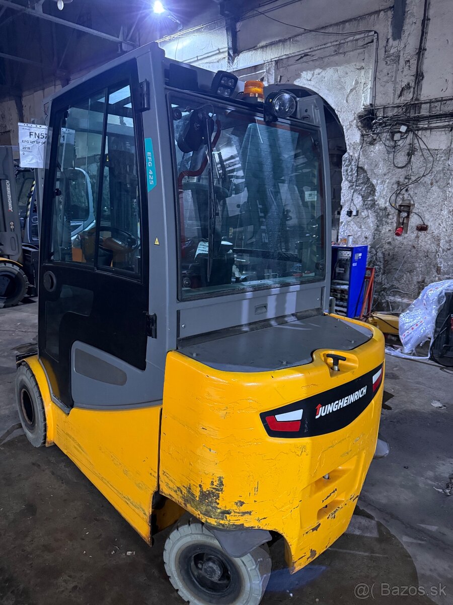 ✳️ Akce el. VZV Jungheinrich EFG 425k zdvih triplex 4,7m ✳️ - 2