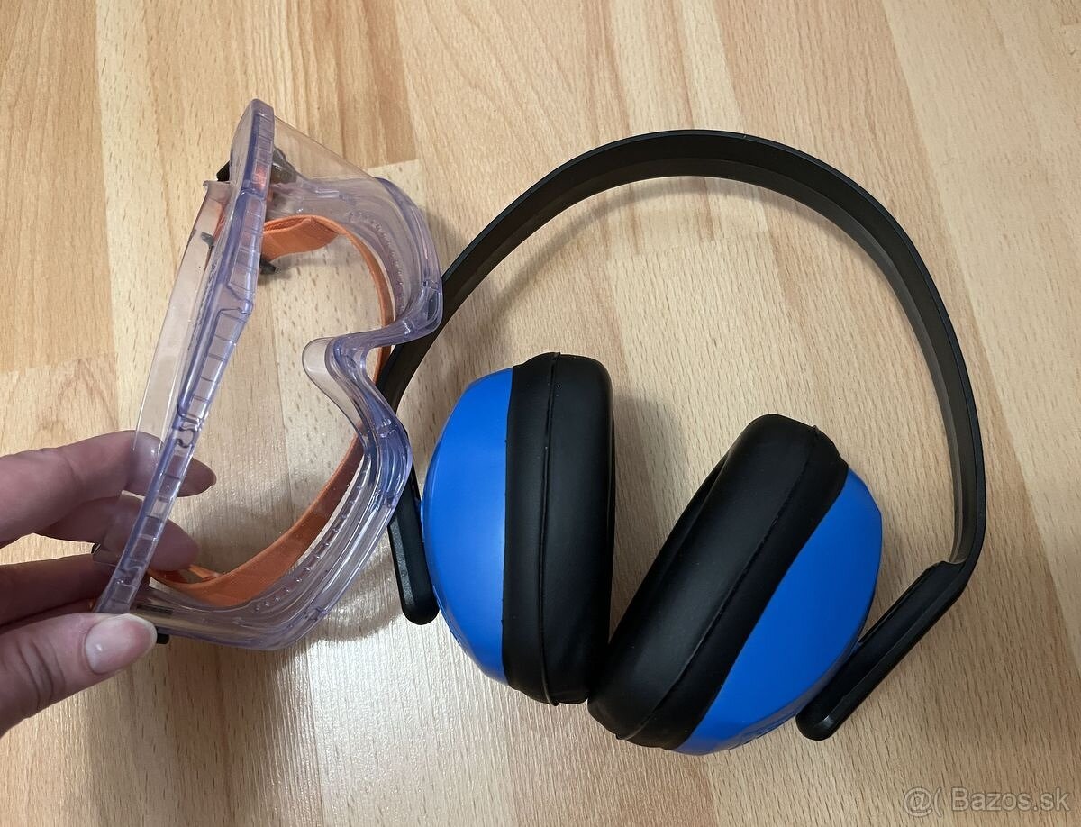 Ochranné pomôcky do dielne (dýchanie, sluch, zrak) - 2