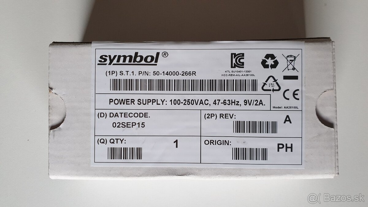 Napájací adaptér / zdroj Symbol/Motorola 50-14000-266R - 2