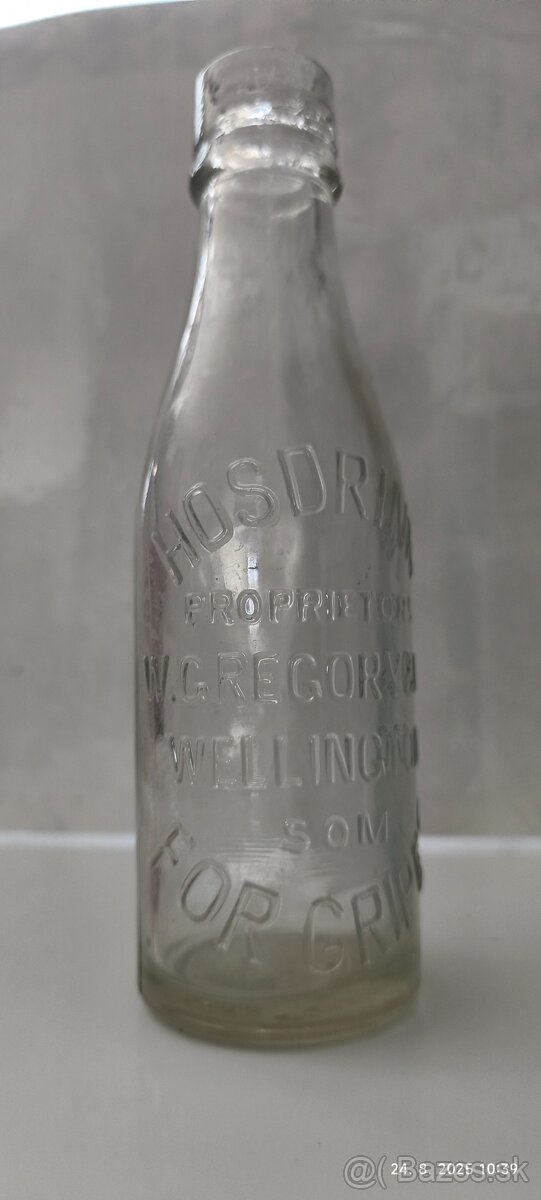 Staré reliéfne fľaše – lekárenské a pivné, 19./20. storočie - 2