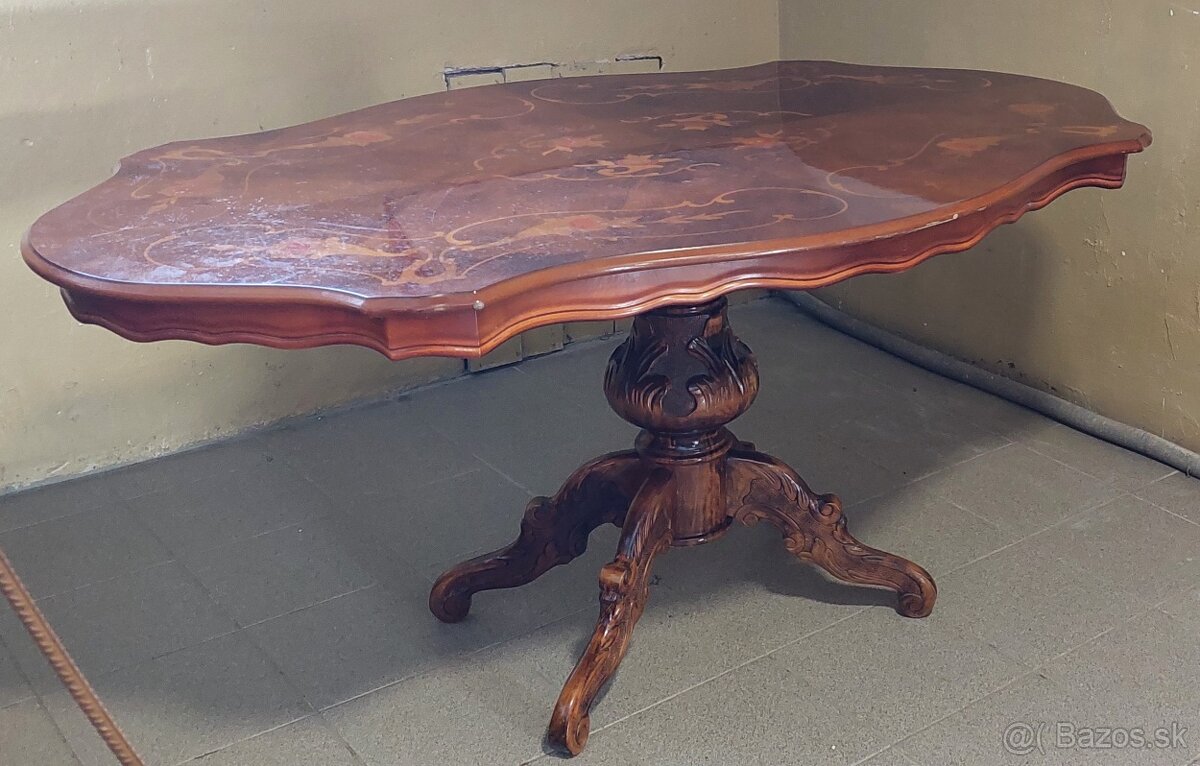 Predám krásny rustikálny jedálenský stôl. - 2