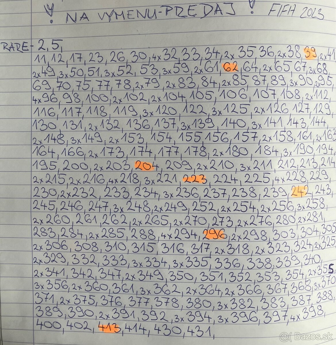 Futbalové kartičky - 2