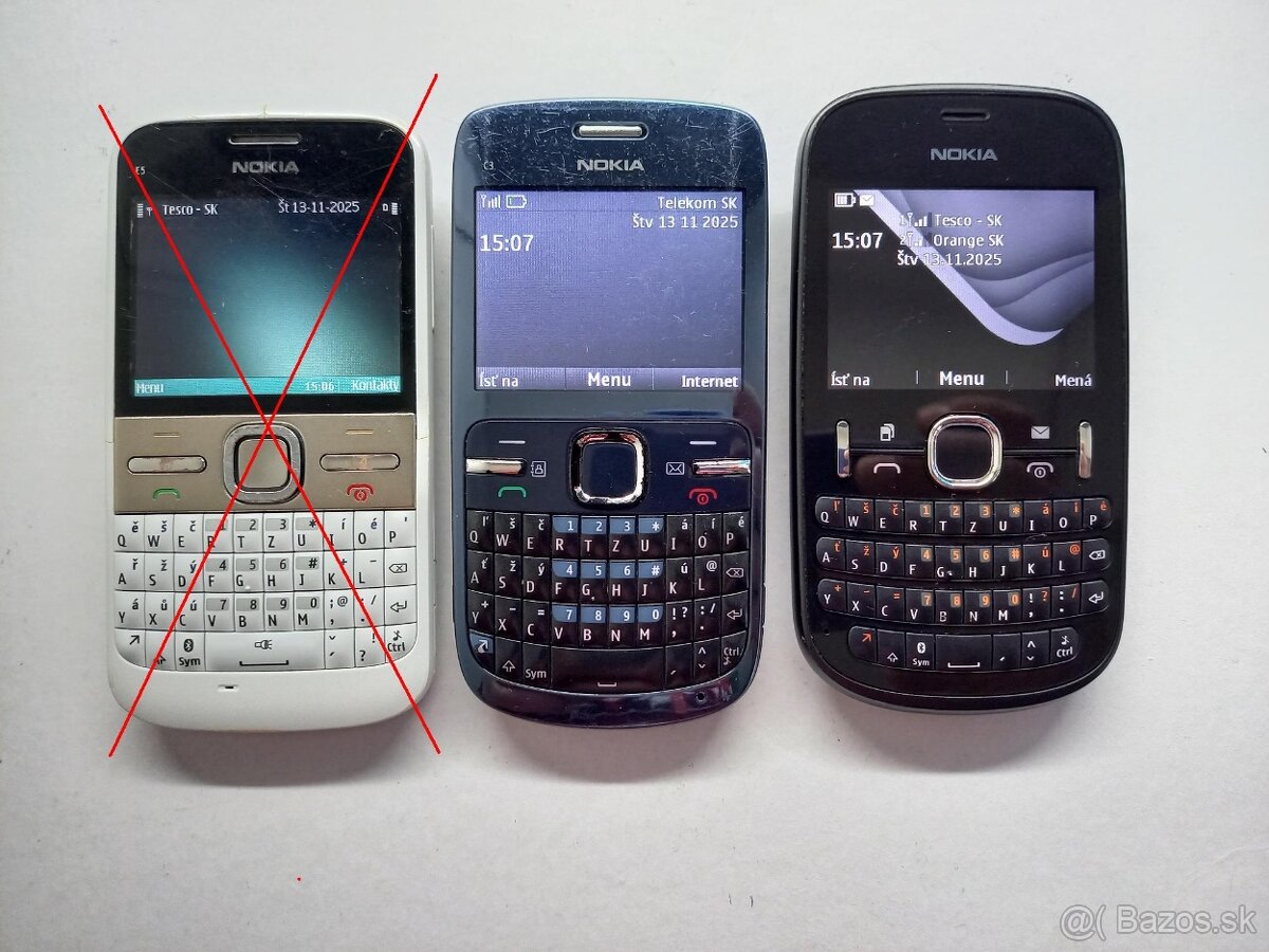 NOKIA QWERTY Klávesnice E5-00 C3-00 200Dual Sim - 2