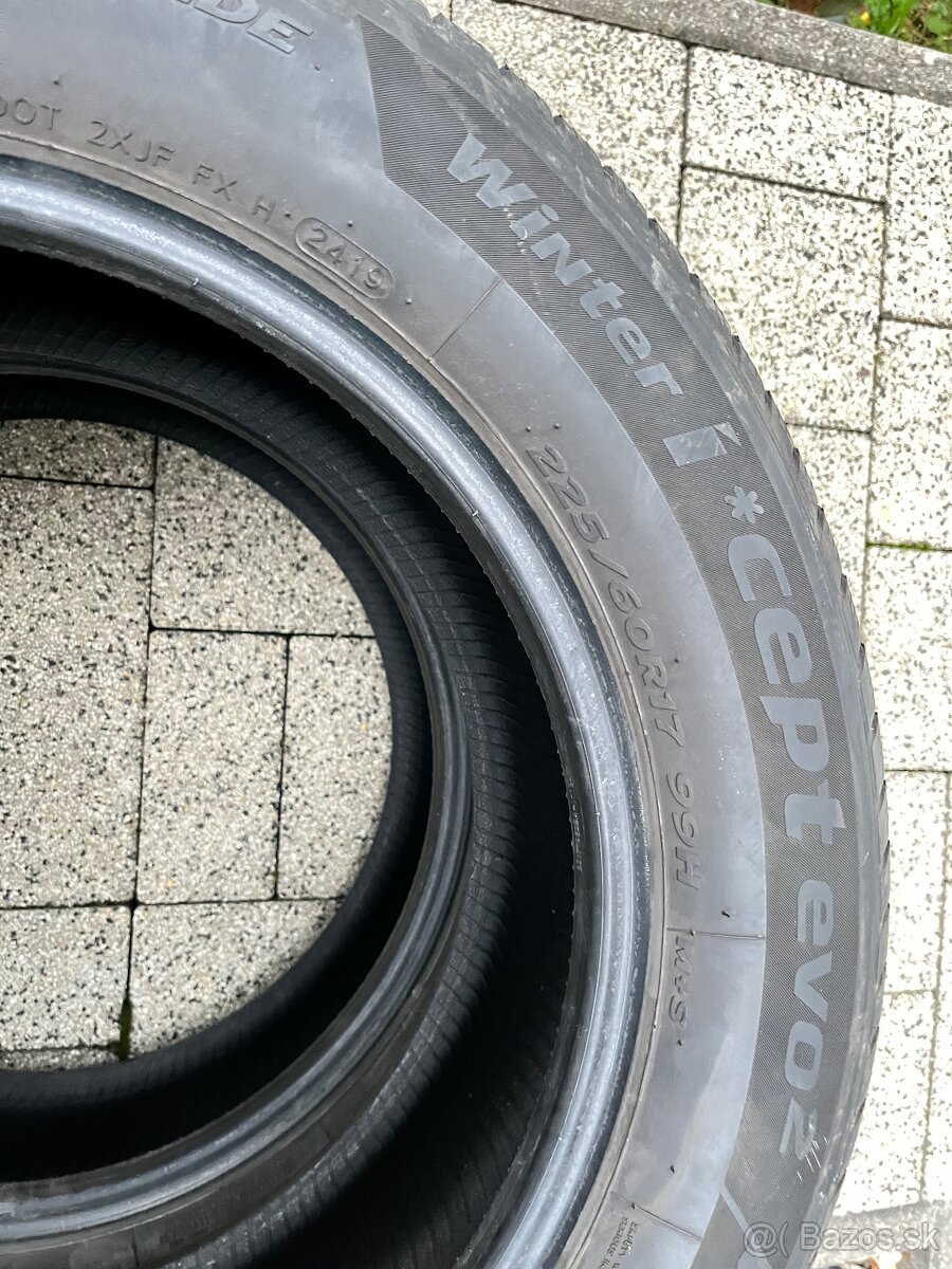 Zimné pneu 225/60 R17 Hankook Winter Icept evo2 - 2kusy - 2